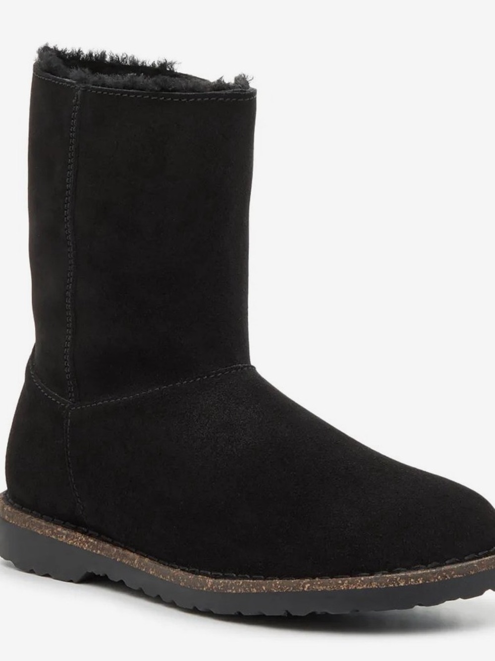 Birkenstock women’s Uppsala Zip Shearling
Suede Leather boots